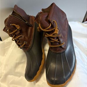 Sperry Men's Leather and Rubber Boots